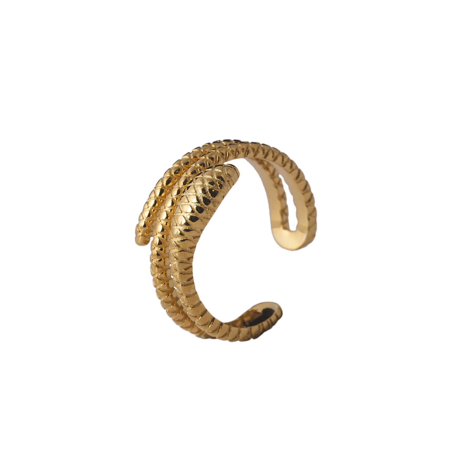 Anillo snake oro