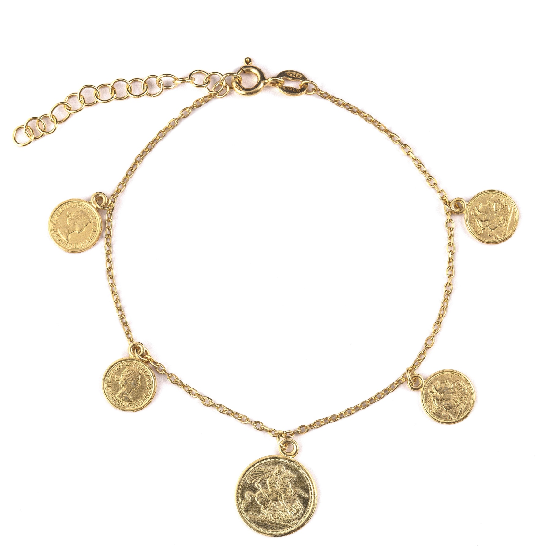 Pulsera monedas mini & maxi