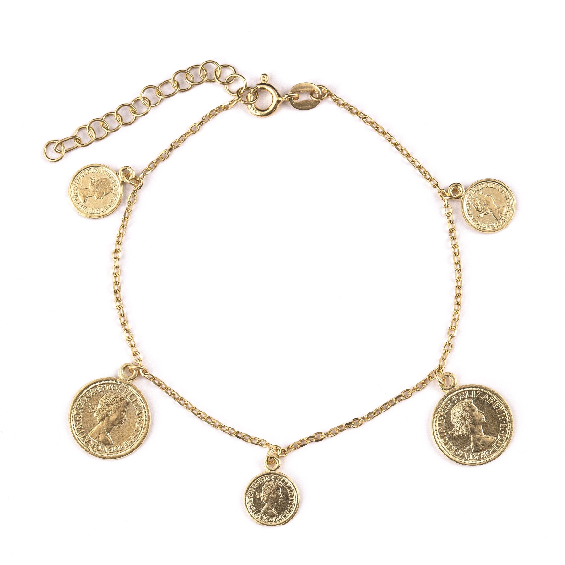 Pulsera duo monedas