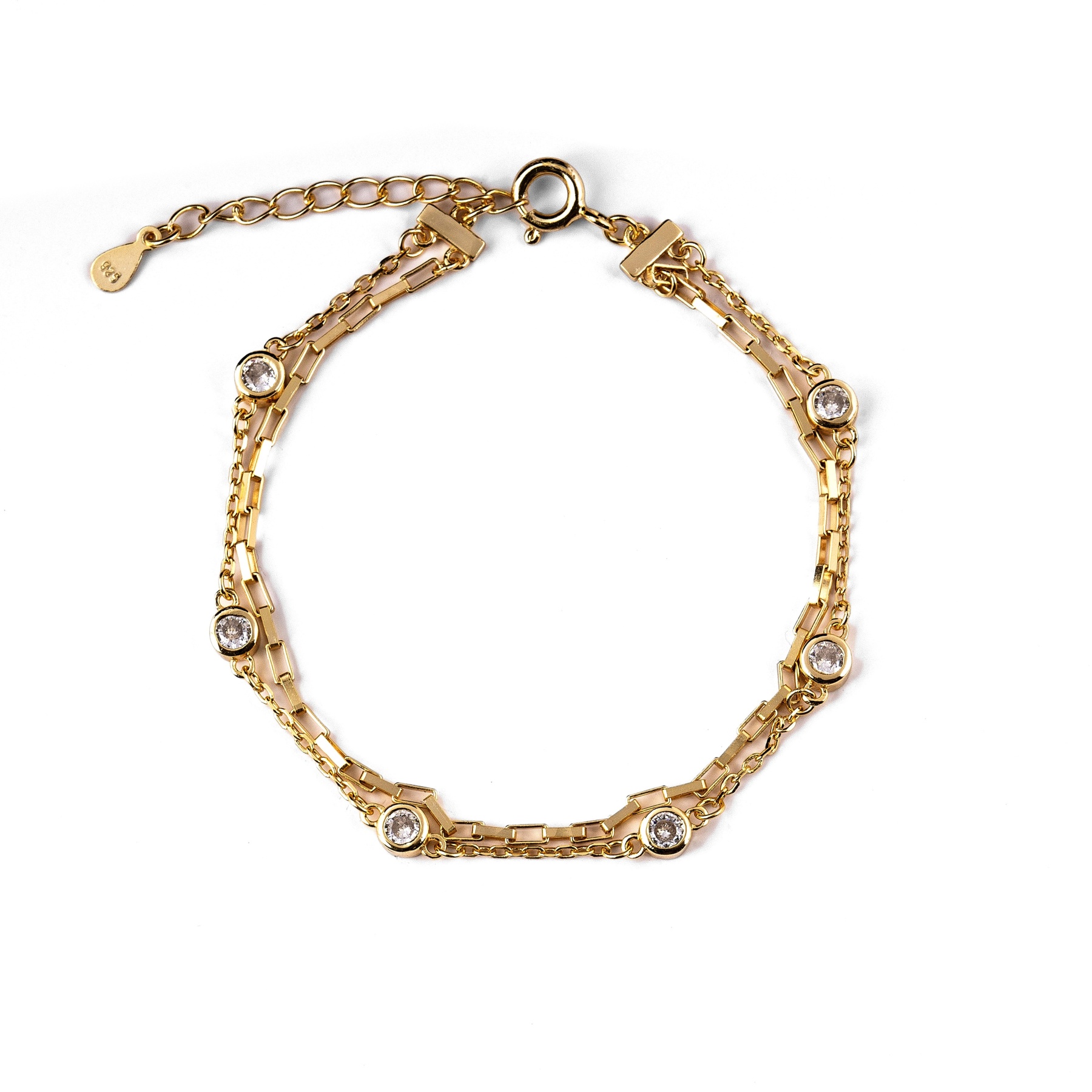 Pulsera double chain