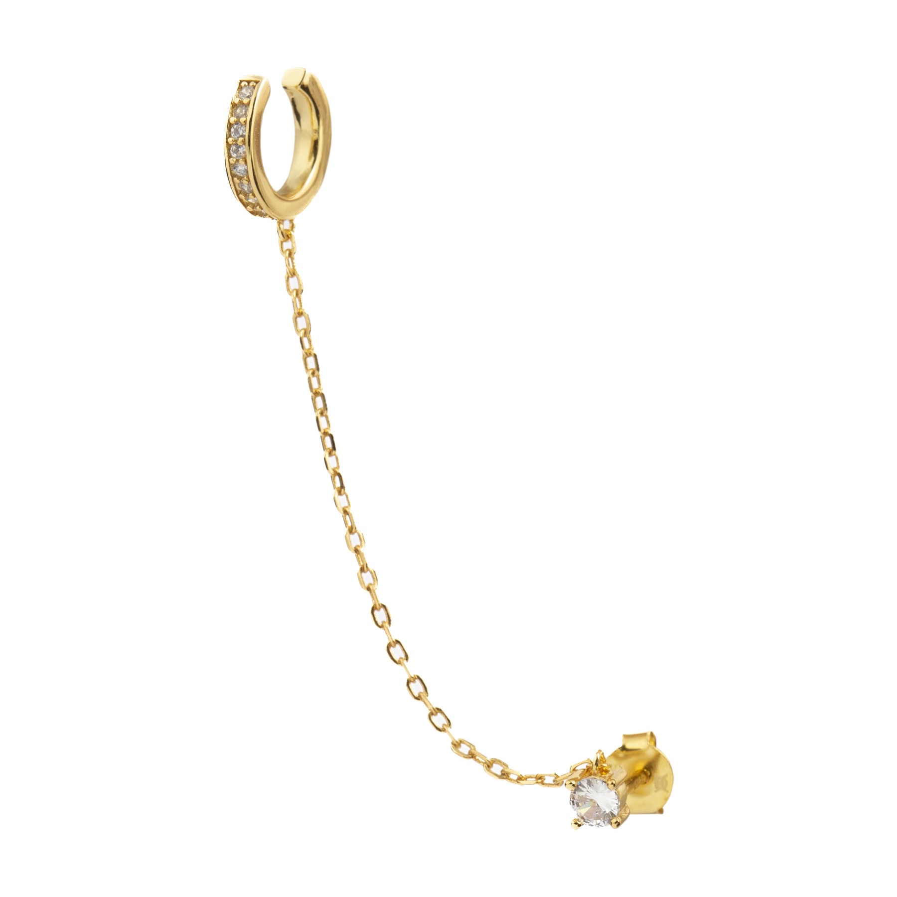 Ear Cuff Chain oro